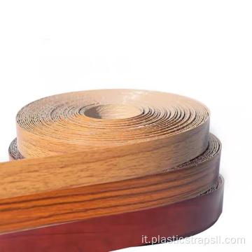 Fascia di bordo piatto a grana in legno